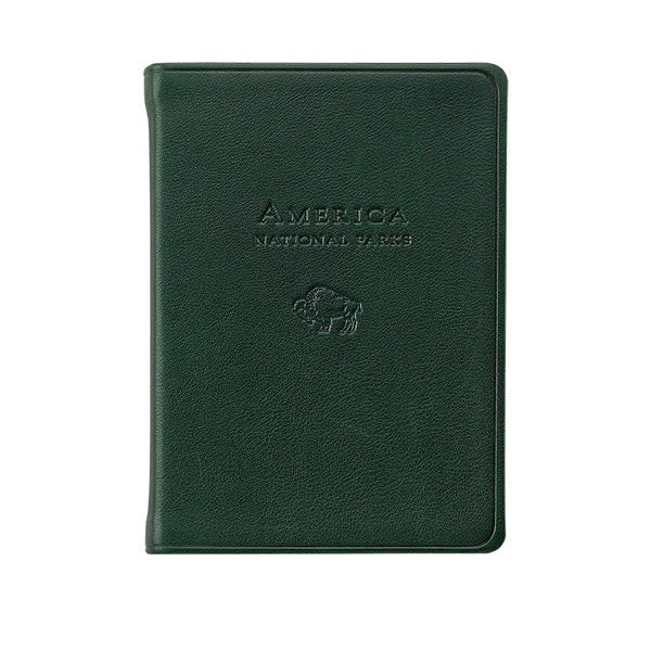 America Atlas Book | Green Leather