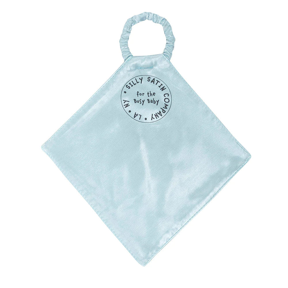 Satin Bitty Blanket Aqua Medium
