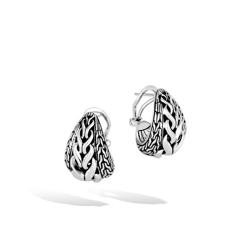 Asli Classic Chain Link Buddha Belly Earrings