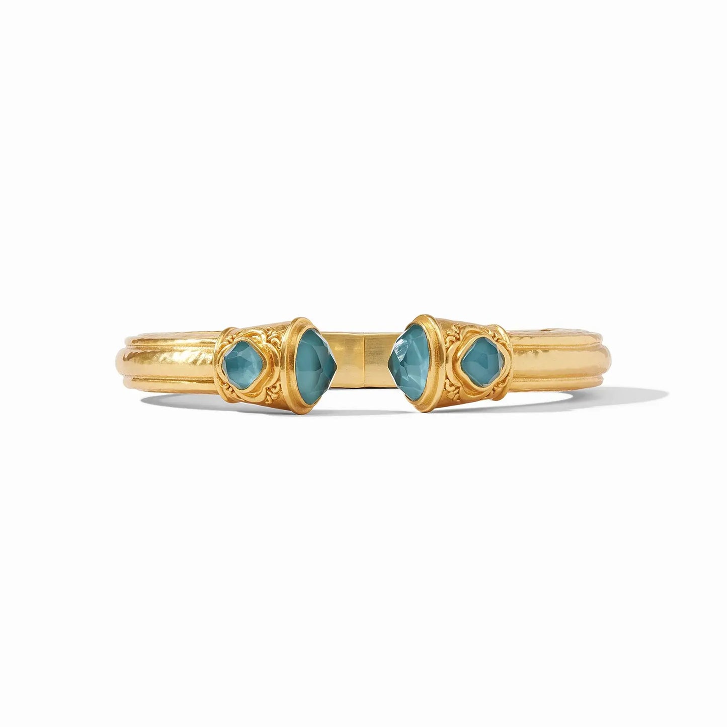 Astor Demi Cuff | Iridescent Peacock Blue