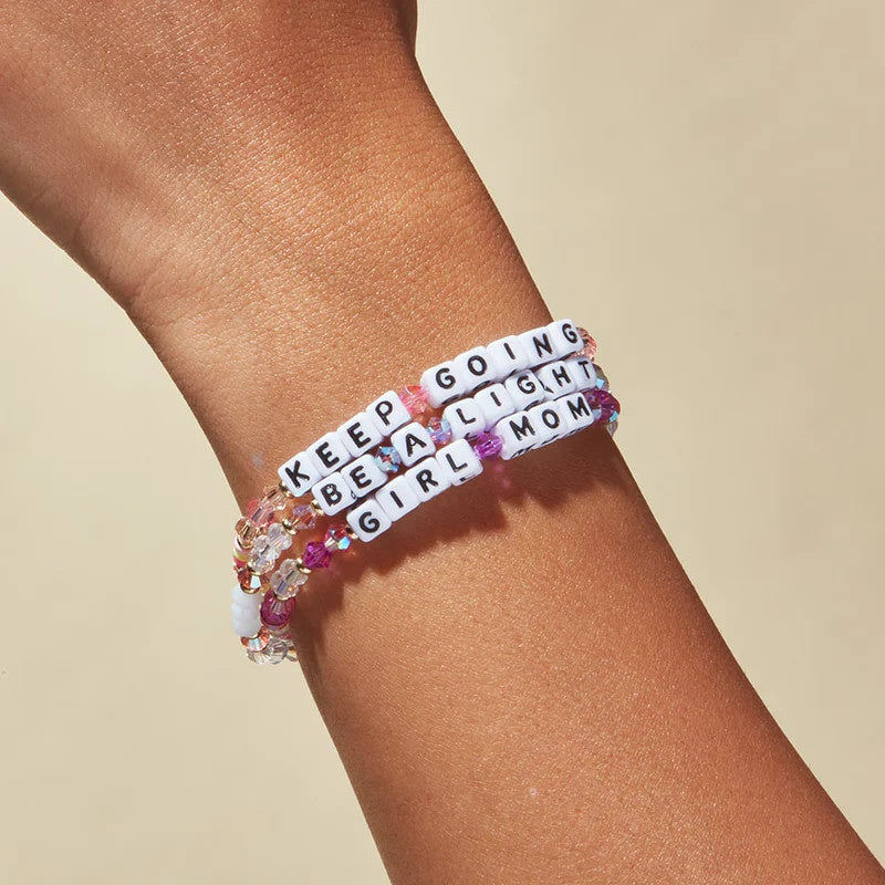 Be A Light Alpine Beaded Stretch Bracelet