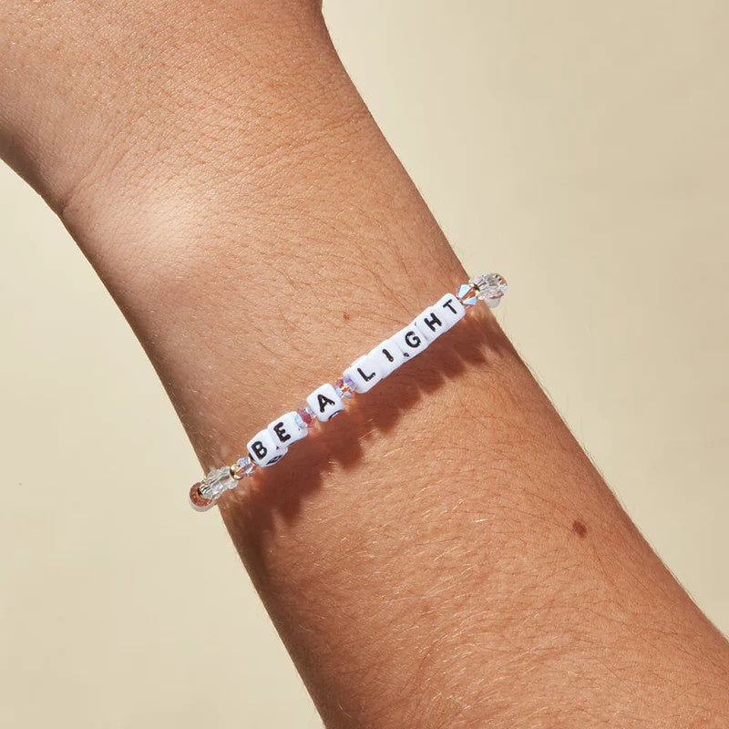 Be A Light Alpine Beaded Stretch Bracelet