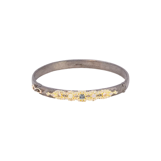 Armenta Ethiopian Opal + Morganite + Diamond Bracelet | .245c