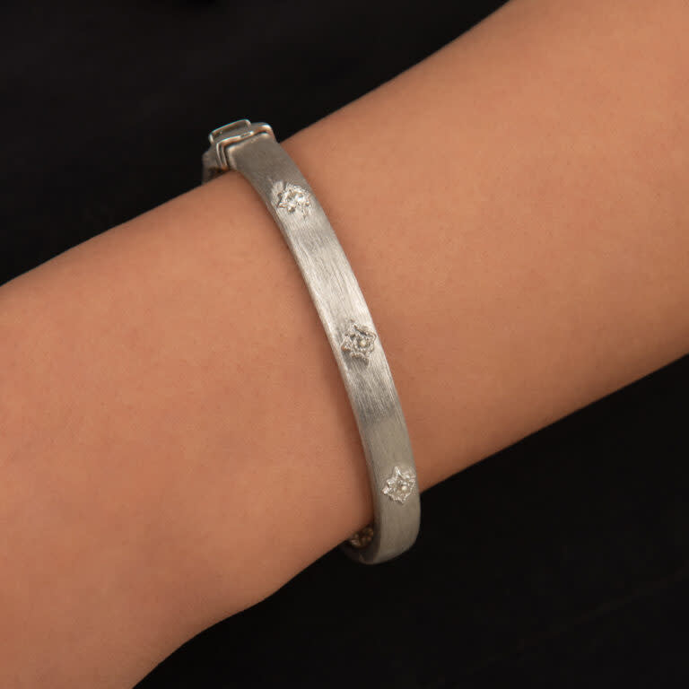 Moroccan Star Wide Bangle 18K YG