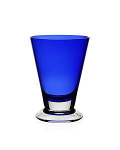 William Yeoward Crystal Country Fanny Sky Blue Old Fashion Tumbler Glass | 4.75in 9oz