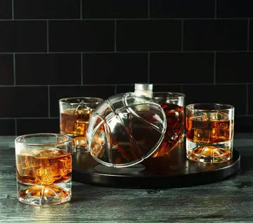 Basketball Whiskey Decanter + Glass Set | 29oz