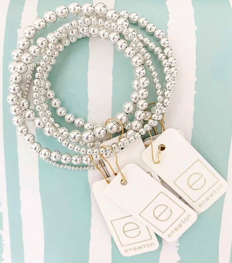 Classic Sterling 3mm Bead Bracelet