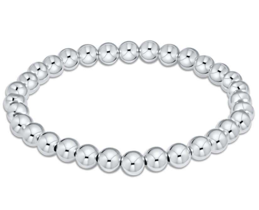 Classic Sterling 6mm Bead Bracelet
