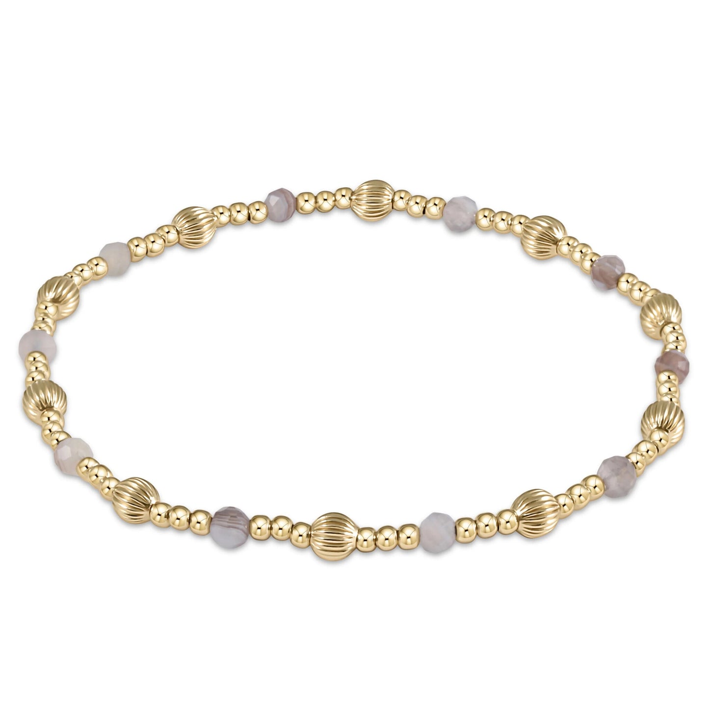 Ranta, Sincerity Pattern 4mm Bead Bracelet Botswana