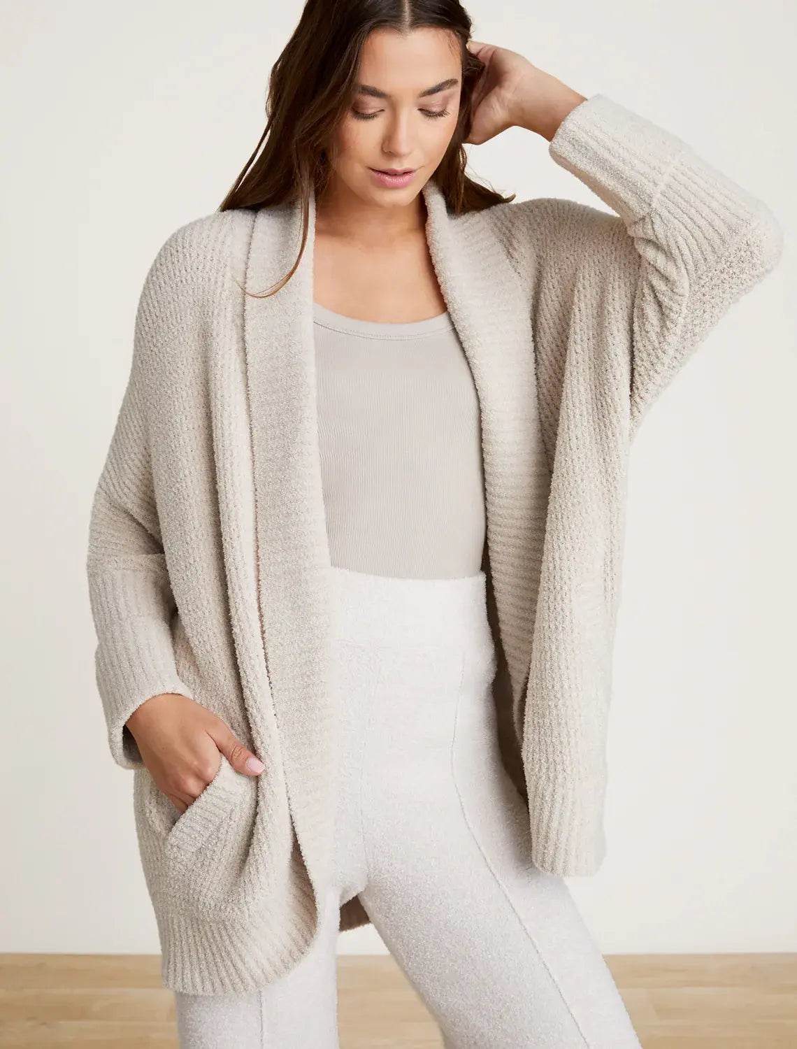 CCL Waffle Cocoon Cardi