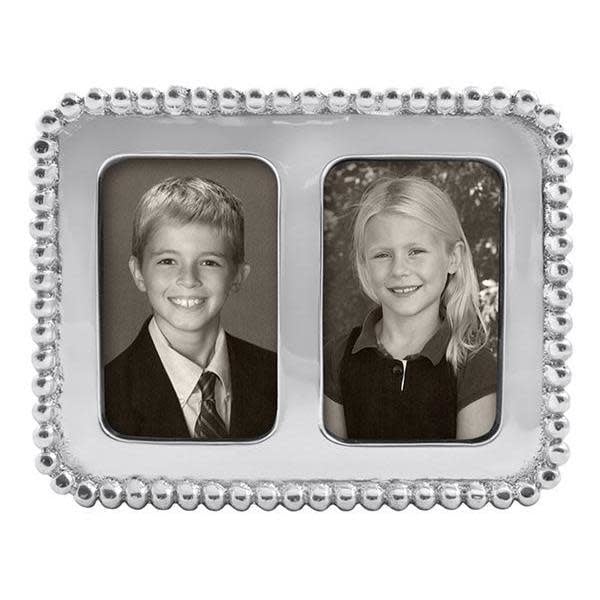 Beaded 2x3 Double Frame