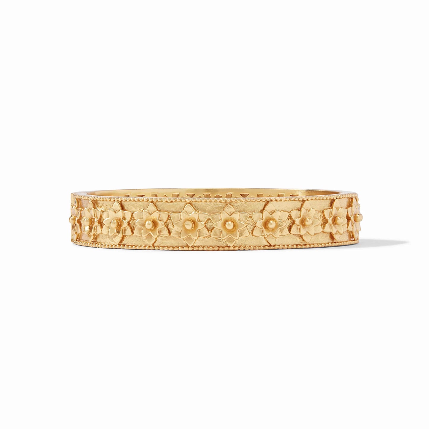 Flora Hinge Gold Bangle Bracelet