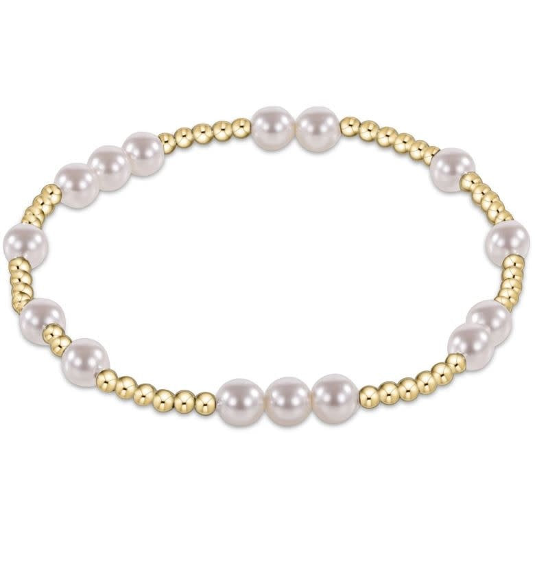 eNewton Hope Unwritten Pearl Bead Bracelet | 5mm