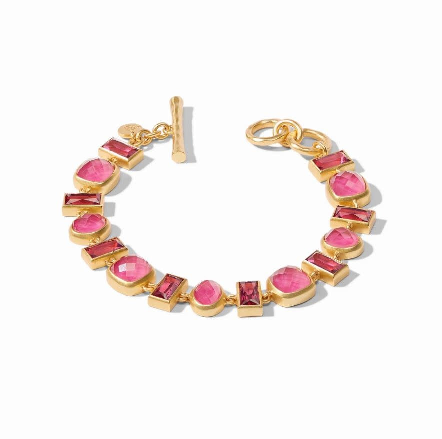 Antonia Tennis Bracelet | Iridescent Raspberry