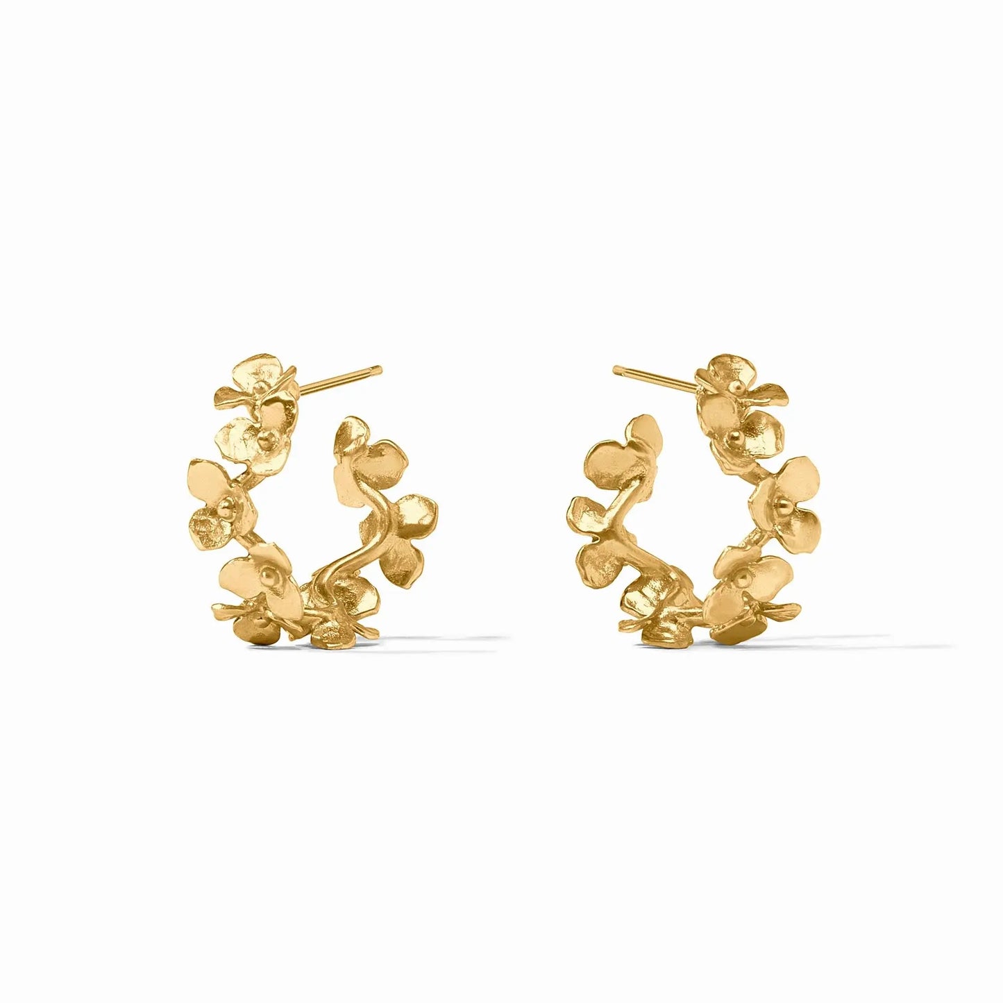 Bloom Hoop Earrings | 1.2in