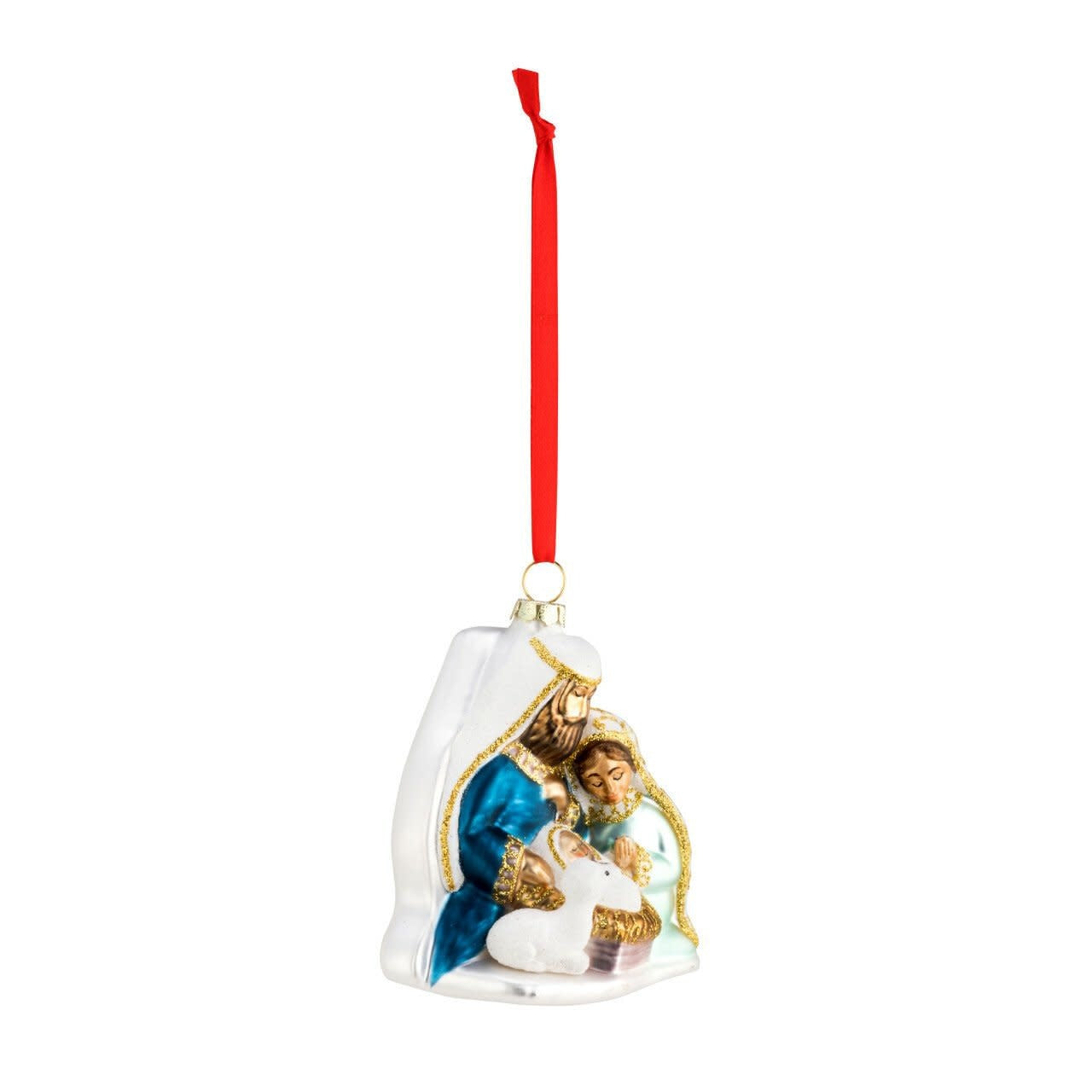 Holy Family Red Tie Ornament