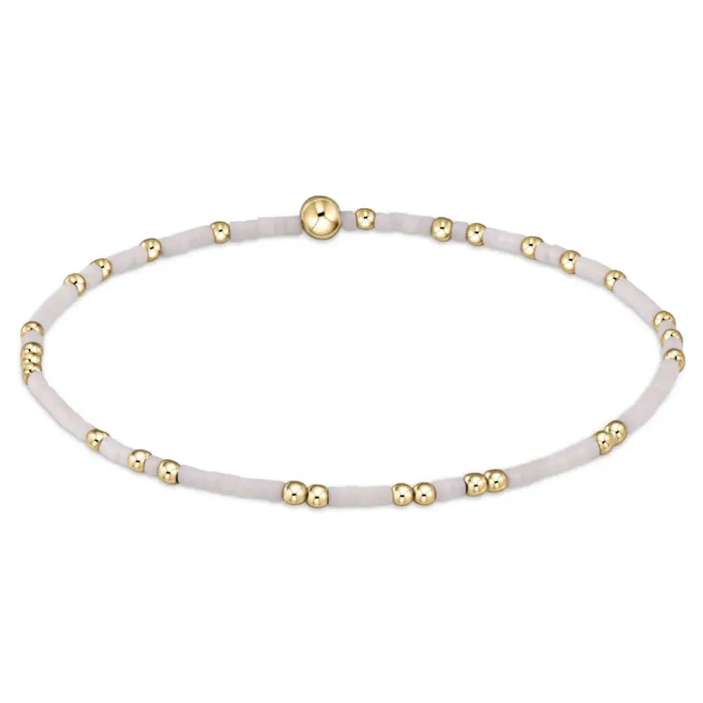 eNewton Extends Hope Unwritten Bracelet | White