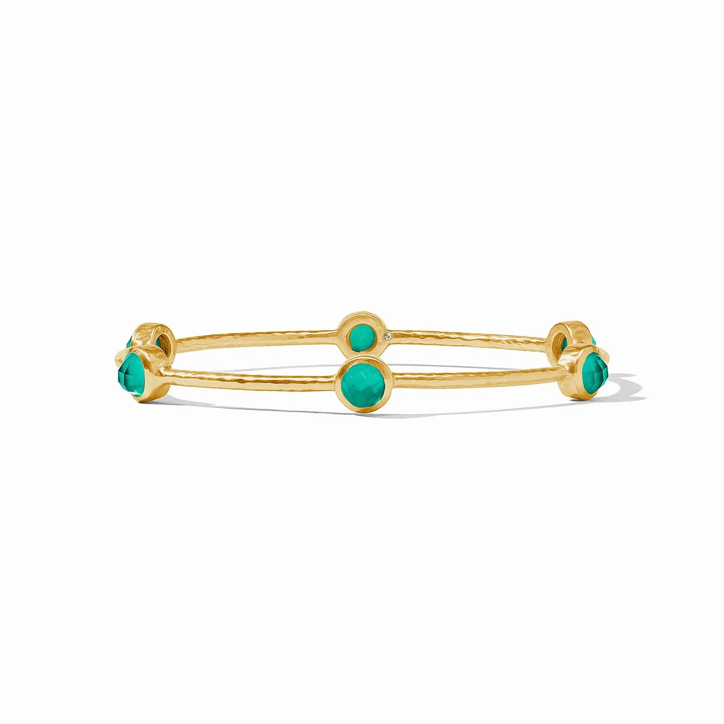 Milano Luxe Bangle Bracelet | Iridescent Emerald Green