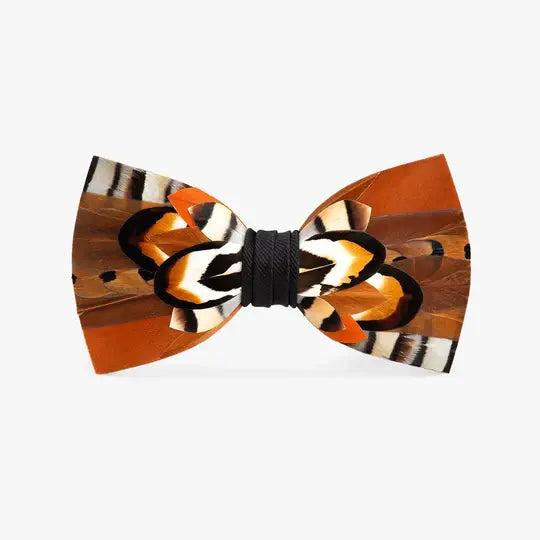 Brackish Wapiti Feather Bow Tie