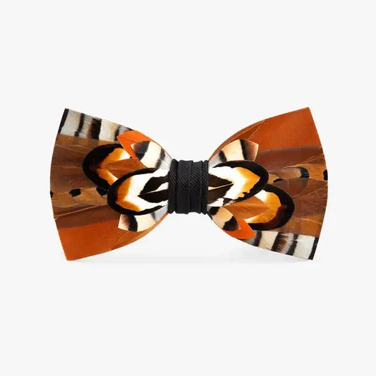 Brackish Wapiti Feather Bow Tie