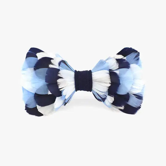 Brackish Summerall Feather Bow Tie
