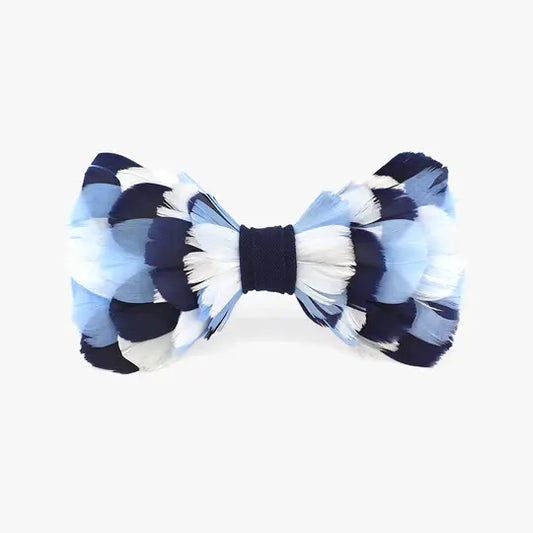 Brackish Summerall Feather Bow Tie