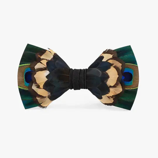 Brackish Nomad Feather Bow Tie