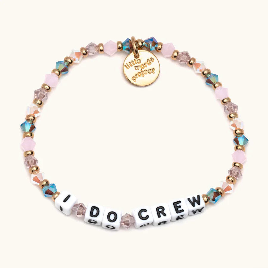 I Do Crew Bridal Beaded Stretch Bracelet