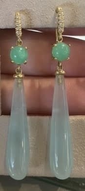 Chryso Aquamarine Brio Earring