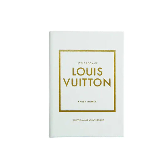 Little Book Of Louis Vuitton Hand Bound Book | Ivory Leather