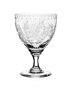 William Yeoward Crystal Fern Water Wine Goblet Glass | 6.5in 16oz