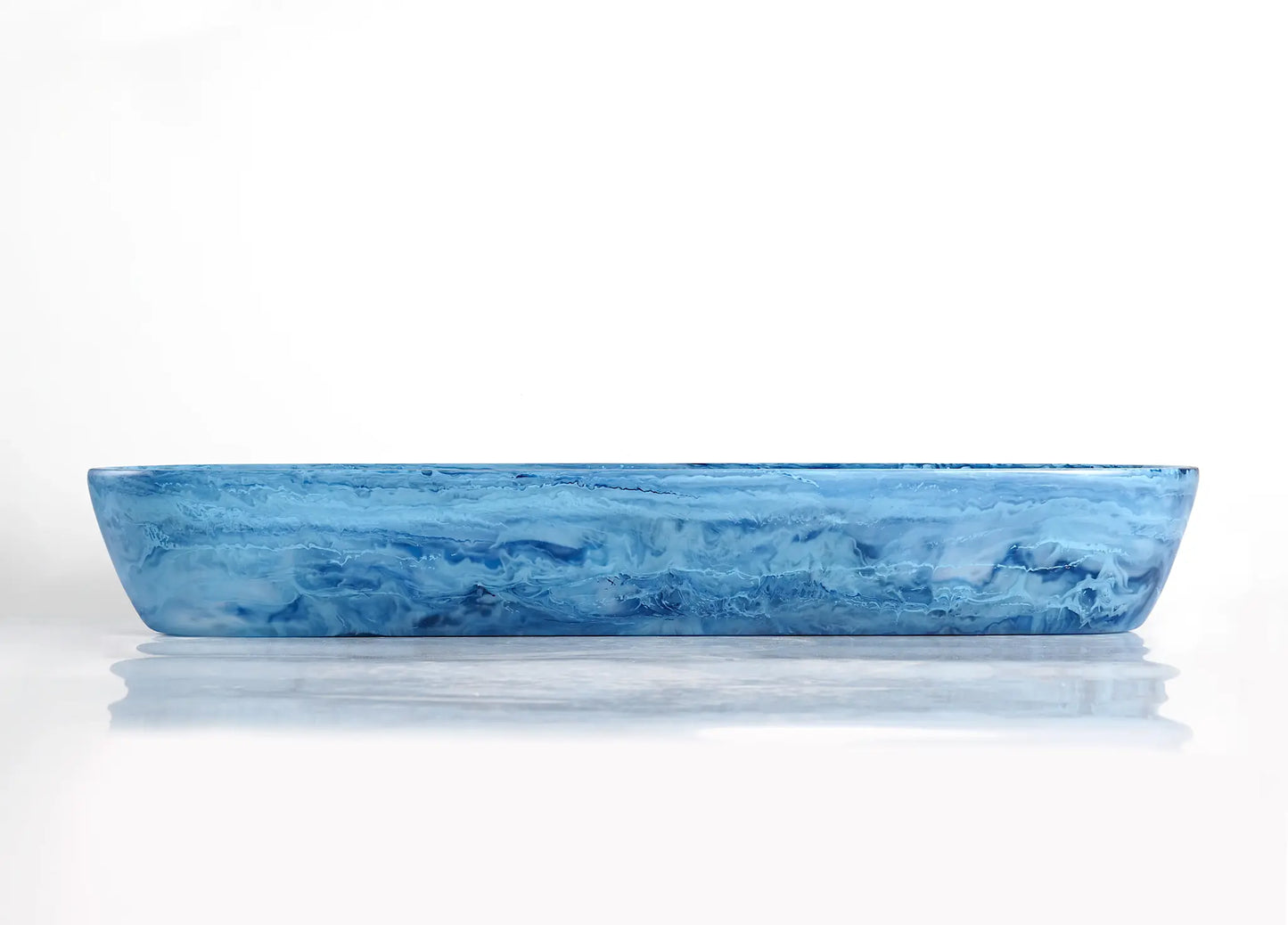 Boat Bowl Jumbo | Blue Swirl