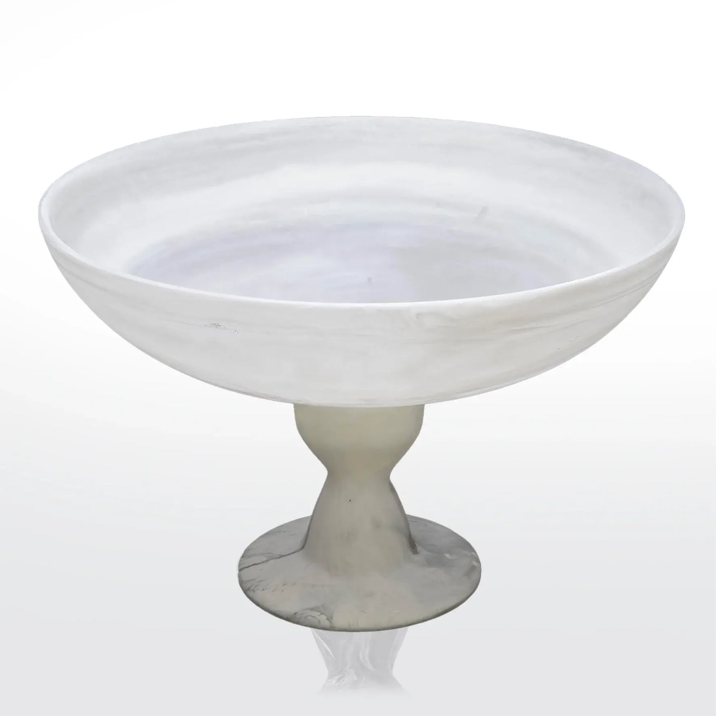Resinware Handcrafted Bowl | Footed Large 16in