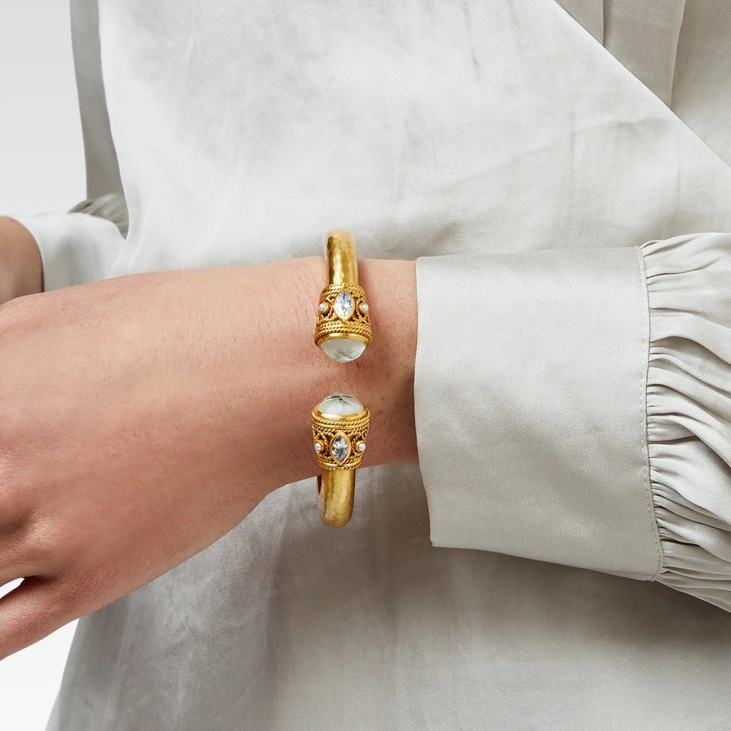 Monaco Demi Cuff Bracelet | Obsidian Black