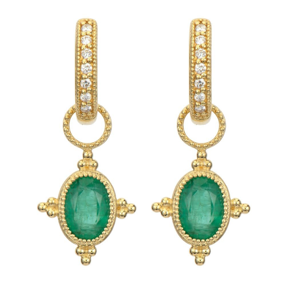 Provence Oval Emerald Charms