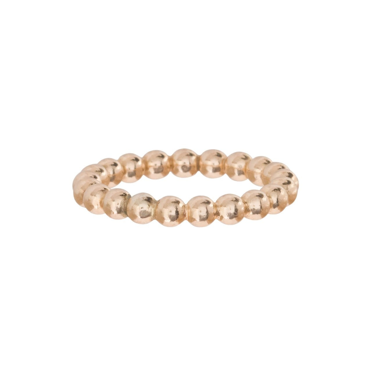 eNewton Classic Gold 3mm Bead Ring | S7