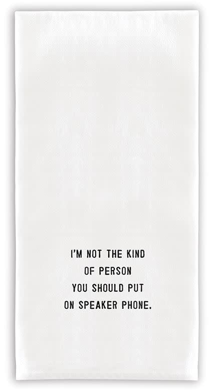 Speaker Phone Tea Towel