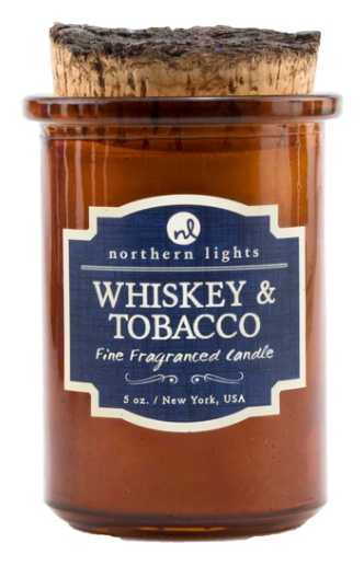 Whiskey & Tobacco Jar Candle