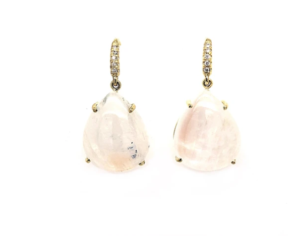 Rainbow Moonstone Earrings