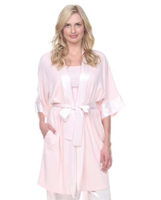 Shala Satin Belted Robe |