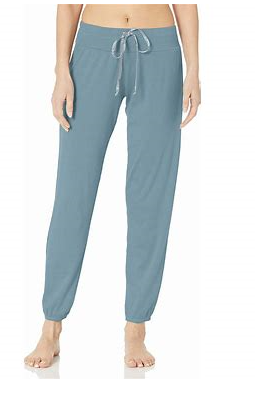 Blythe French Terry Satin Waist & Trim Sweat Pant