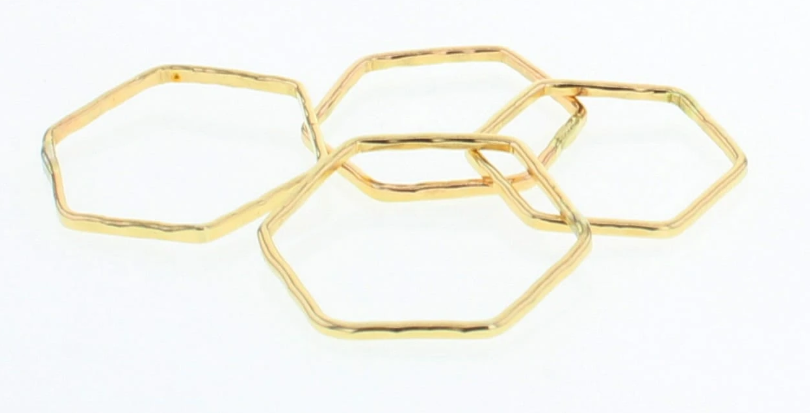 Hexagon Stacking Ring