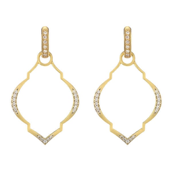 Casablanca Moroccan Earring Charm Frames Yellow Gold