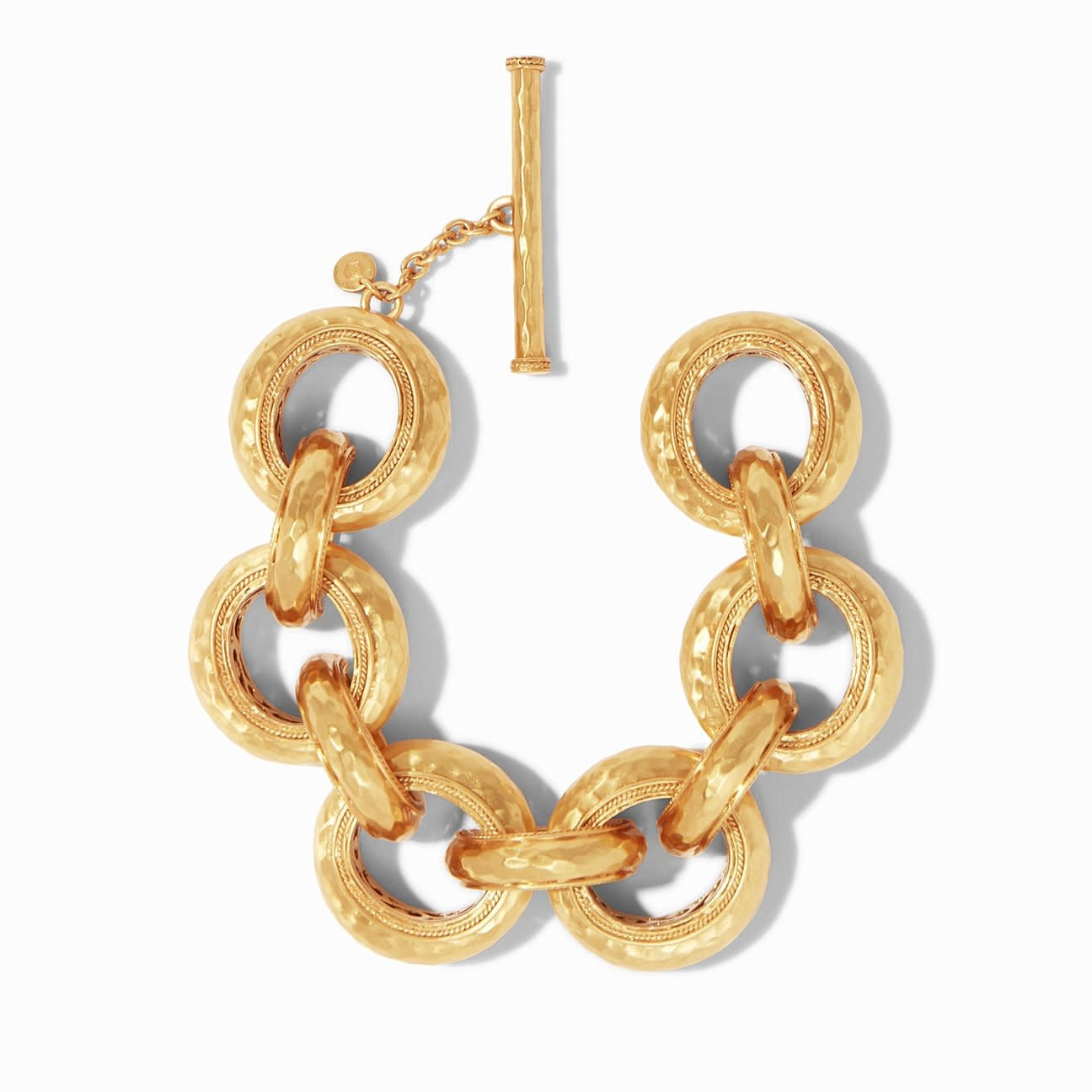 Cannes Link Gold Bracelet | 9in