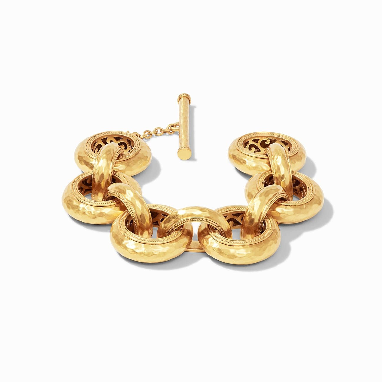Cannes Link Gold Bracelet | 9in