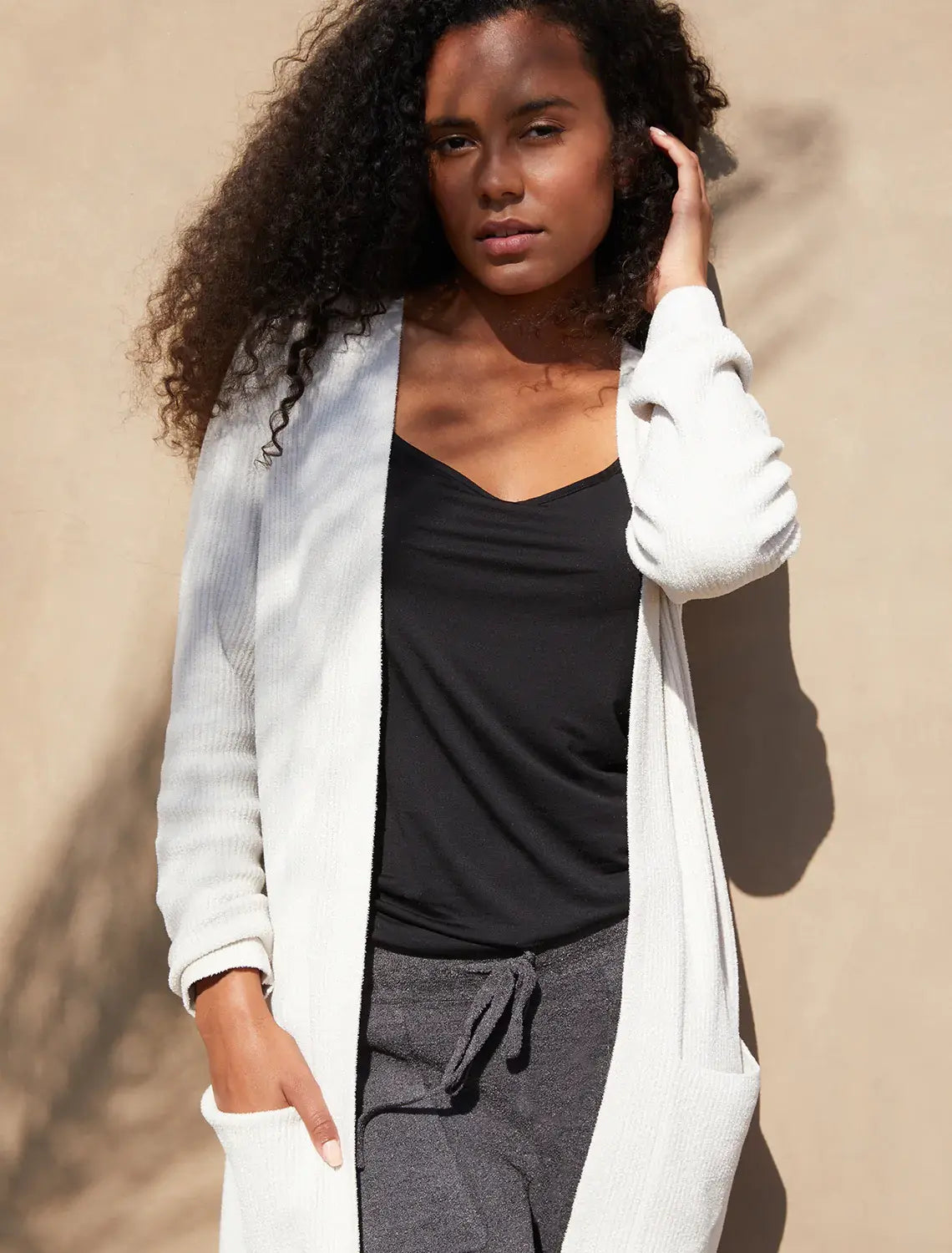 CCUL Long Cardi Sand Dune