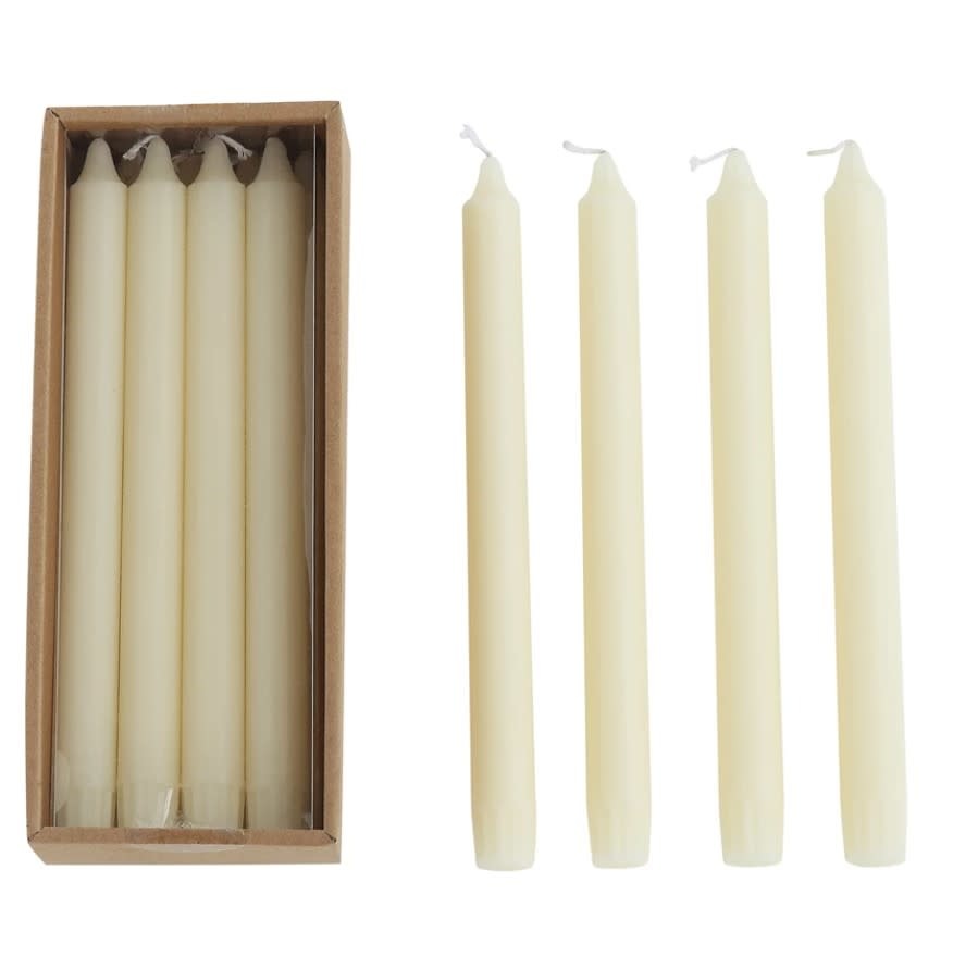 10" Unscented Taper Candles