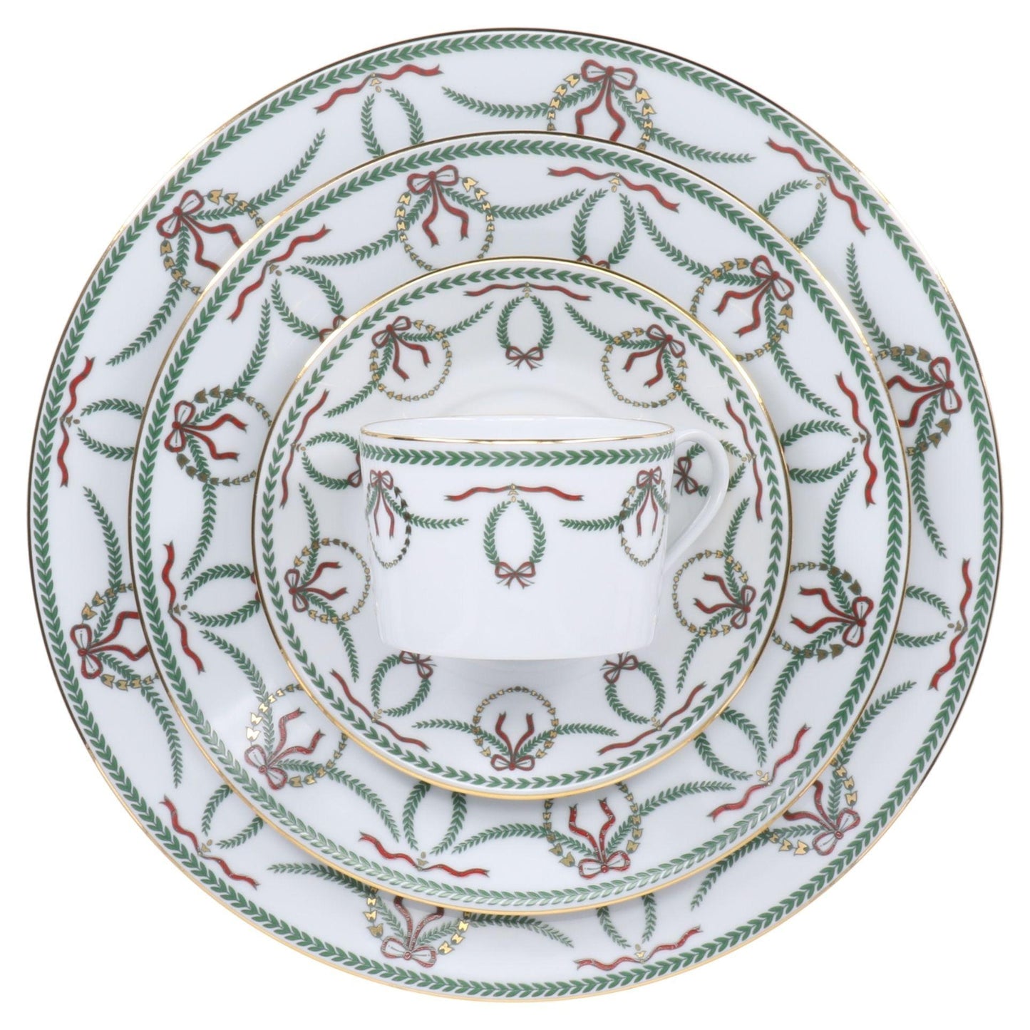Royal Limoges Cheverny Noel Dessert Plate | 8.5in