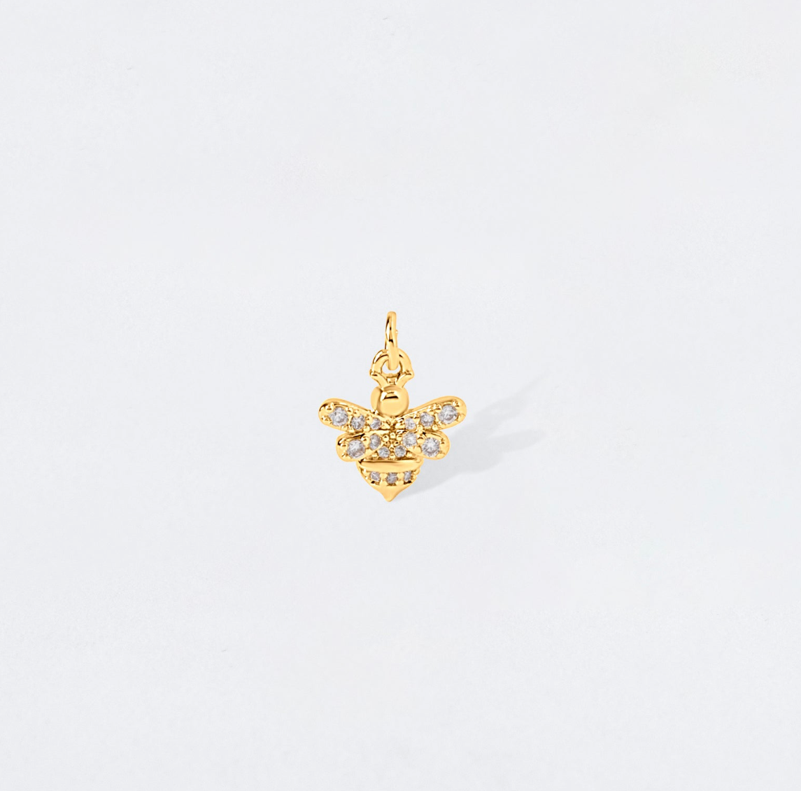 Crystal Bumble Bee Charm Pendant