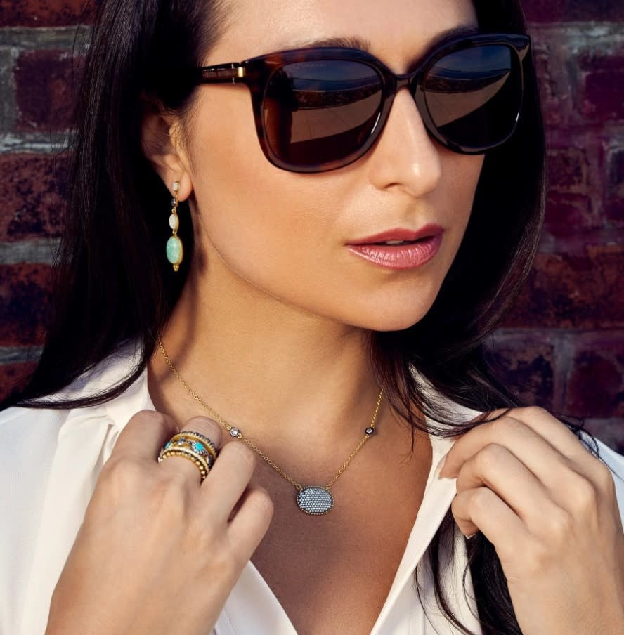 Touch of Turquoise Gradient Drop Earring